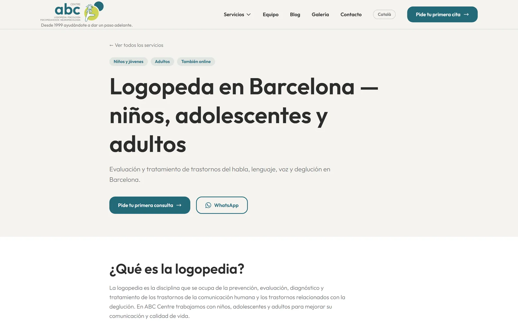 Una de las ocho páginas de disciplina