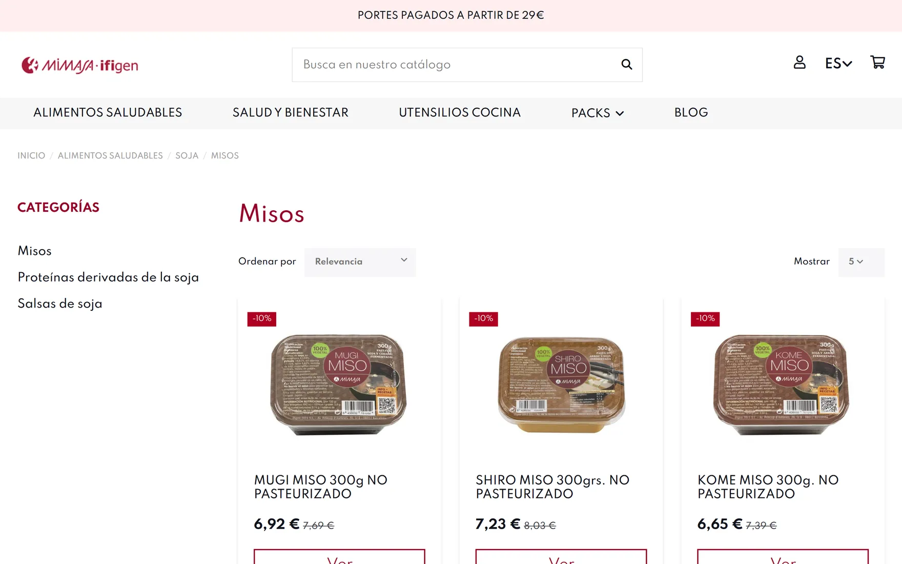 Familia de misos